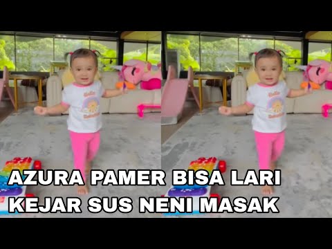 LUCUNYA AZURA PAMER BISA LARI KEJAR SUS NENI MASAK