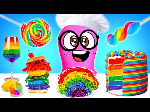 Recetas Creativas y Divertidas | Desafío de Cocina 🍨✨🌈 Ideas de Manualidades Arcoíris para Niños