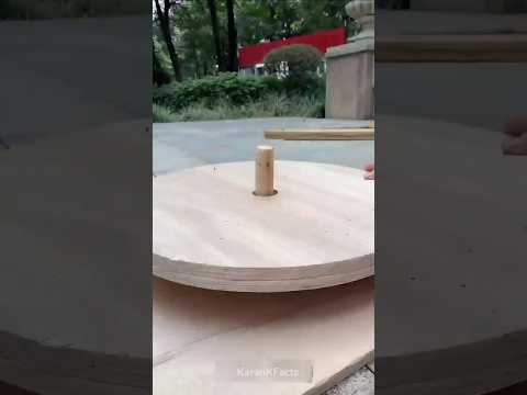 भाई ने बनाया बहन के लिए झूला 😍 _ mini wood toy-woodworking art skill wood _ hand crafts #shorts