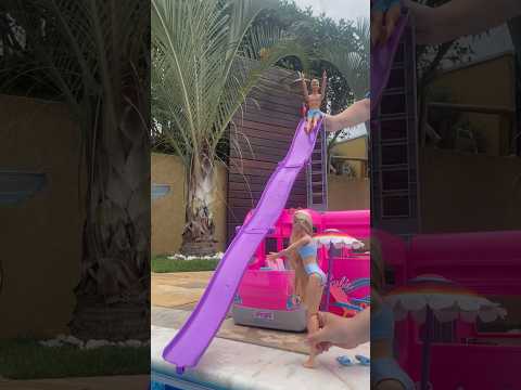 O KEN ESTÁ COM MEDO DO TOBOGÃ GIGANTE DA BARBIE!!