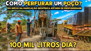 [EXCLUSIVO] 💧Poço Artesiano de 90m: Do Início ao Fim com MUITA Água - Geofísica + Perfuração 