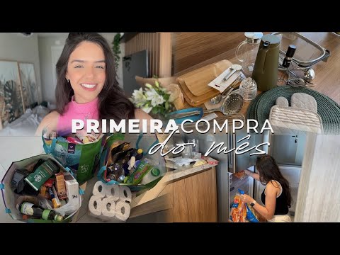 PRIMEIRA COMPRA DO MÊS | mercado + organização + presentes de casamento