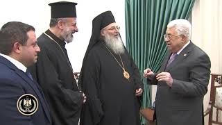 President Abbas receives an invitation to Midnight Mass according to Julian Calendar