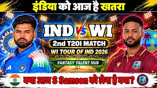 India vs WestIndies Team || IND vs WI Prediction || 2nd T20I Match IND vs WI Dream11 Team