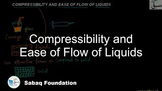 Compressibility and Ease of Flow of Liquids