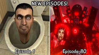 Skibidi Toilet 1 - 80 ALL Episodes (60 FPS REMASTERED) Upgraded Titan Speakerman 3.0 (Episode 81?!)
