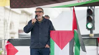 Dr Ghassan Abu-Sittah addresses Nakba '78 rally, London