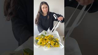 3 EASY tips & tricks to instantly elevate your wrapping | How to wrap a bouquet of flowers in paper