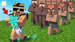 WHY I STOLE WHOLE VILLAGE in this poor and rich Minecraft...