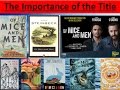 Themes and Concepts in Steinbeck's Works