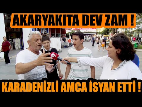 Akaryakıta Dev Zam ! Karadenizli Amca 17 Yaşındaki Gence Yenik Düştü ! Önce Sövdü Sonra Övdü !
