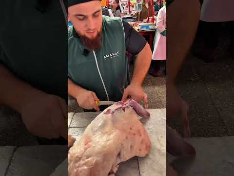 Обвалка ляжки баранина #еда #shorts