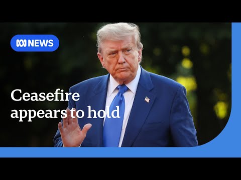 YouTube video thumbnail:  Iran-Israel Ceasefire Appears to Hold Despite a Shaky Start to the Truce