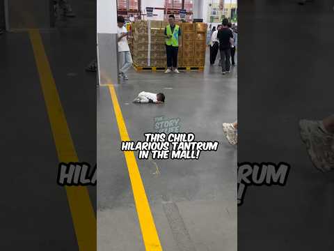 "Little One’s Hilarious Tantrum in the Mall!