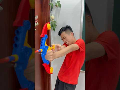 Su Hao comedy: Snack and nerf gun battle 😄