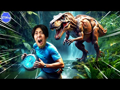 Eaten by Dinosaur!? TIME TRAVEL Obby Goes WRONG!