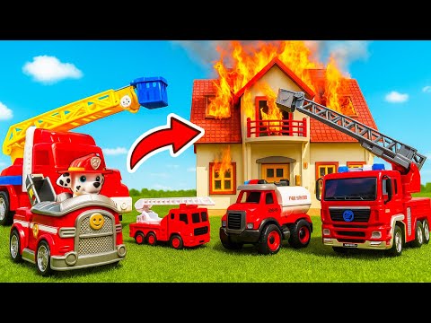Marshall fa il controllo di qualità dei camion dei pompieri e spegne l'incendio! 🚒
