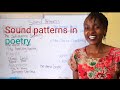 Rhyme and Sound Patterns in Poetry