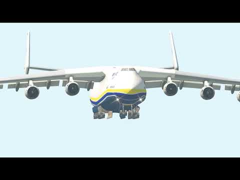 Antonov AN-225 Mriya Out Of Fuel Emergency Landing [XP11]