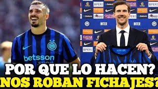 POR QUE EL INTER SIEMPRE LE QUIERE ROBAR FICHAJES AL MILAN? VAN A POR GILA Y GORETZKA 