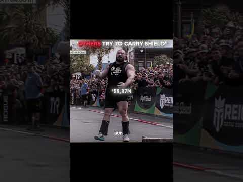 200 Kilogram Shield Carry😳 #gym #gymmotivation #motivation #strength #strongman #markfelix