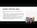 Exploring Author's Purpose and Attitude