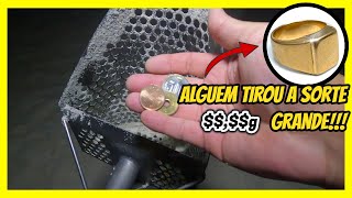 O peso da SORTE nesse achado de OURO !!   金属探知機 / Metal Detector
