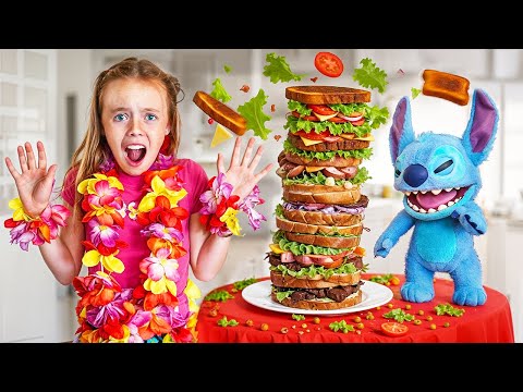 Stitch Plays Sneaky Jokes On The Fun Squad! (Lilo & Stitch)
