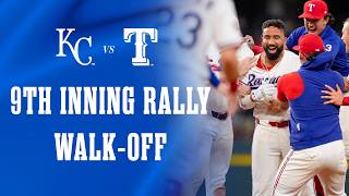 CINEMATIC RECAP | Rangers Walk-Off Royals