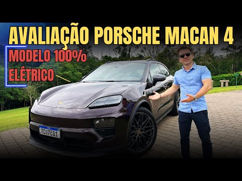 Avaliação NOVO PORSCHE MACAN. A Partir de R$560 MIL. Melhor que a Versão a Combustão? Confira!