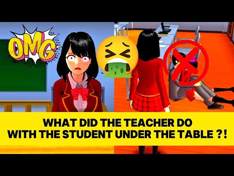 What did the teacher do with the student under the table #sakura #sss  #sakuraschoolsimulator