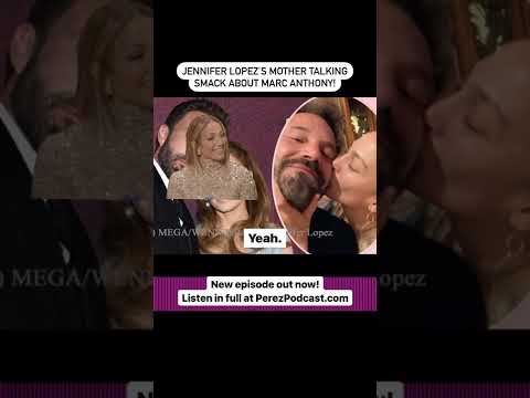 #Jennifer Lopez’s Mother Talking Smack About Marc Anthony!