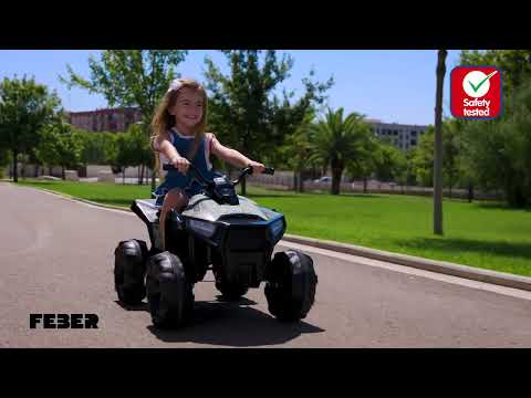 FEBER Quad Pojazd Elektryczny 12V Boxer Moro
