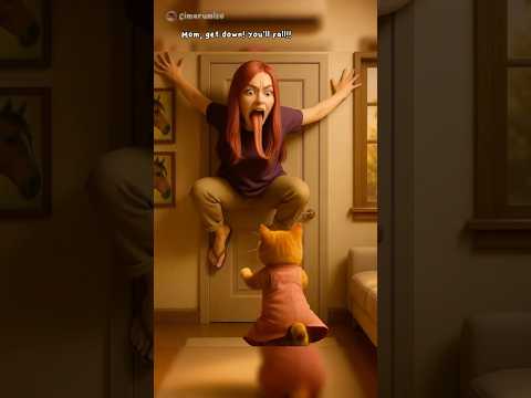 The family of the orange kitten was possessed #comedy #cat #cute #catlovers #cutecat #pets #funny