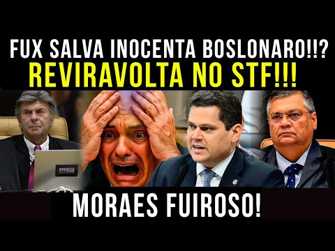 Reviravolta no STF! Luiz Fux INOCENTA E SALVA BOLSONARO! MORAES FICA FURIOSO COM PAULO FIGUEIREDO NO