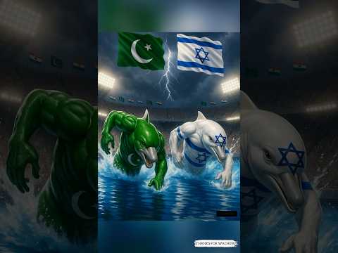 The Great Dolphin Clash”Pakistan 🇵🇰vs 🇮🇱Israel-Battle for the Golden Bike!#ai #dolphin