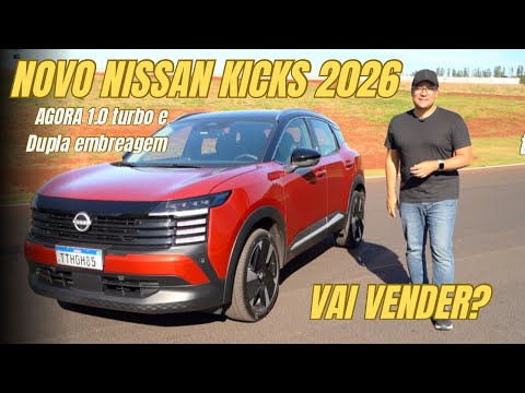 NOVO NISSAN KICKS: mudou tudo! Agora motor 1.0 turbo, dupla embreagem e R$ 200 mil