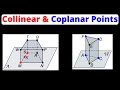 Collinear and Coplanar Points