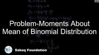 Problem-Moments About Mean of Binomial Distribution