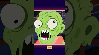 Zombi espeluznante en la ventana 🪟😱#shorts #spooky #halloween #kidssong #puebloteehee