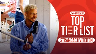 Strandactiviteiten | Top Tier List