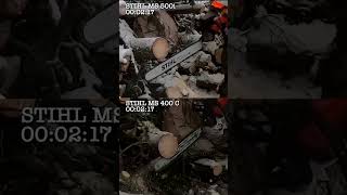 Old Stihl Chainsaw vs Old Stihl Chainsaw - Stihl ms500i vs Stihl ms400c