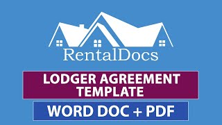Lodger Agreement Template (UK)