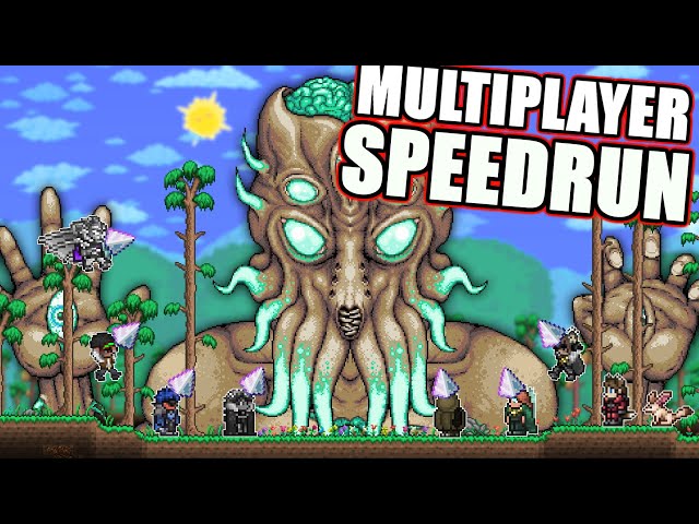 Terraria Veterans do mildly hilarious speedrunning (and break the game) [2]