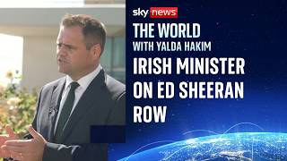 YouTube video thumbnail: Irish Minister on Sheeran row: 'Artists Speak Truth to Power'