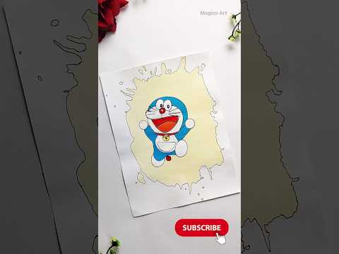 Cute Doraemon Painting ☺️😍 #art #trending #doraemon #cartoon #magicoart_