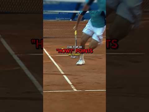 Top 10 "How?" points in Tennis | Part 2