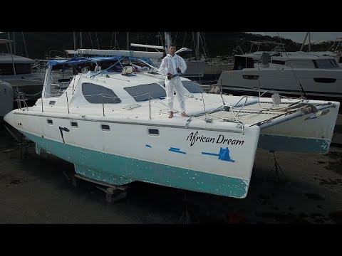 Cutting MORE Holes in Hurricane Damaged Catamaran