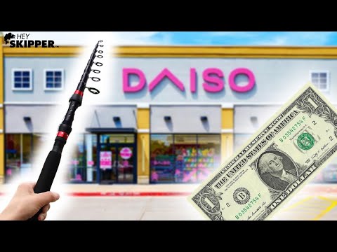 Famous Japanese Dollar Store Fishing Challenge (Daiso Fishing Gear Test)