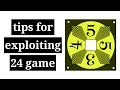 Strategies for the 24 Math Game